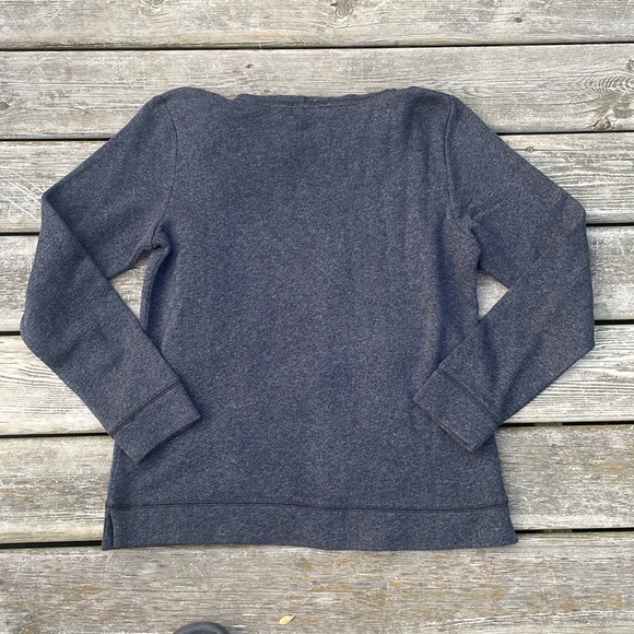 J. CREW Funnelneck Sweatshirt In Charcoal Grey - Picture 9 of 11